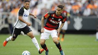 Flamengo igualó 2-2 ante Corinthians con doblete de Guerrero