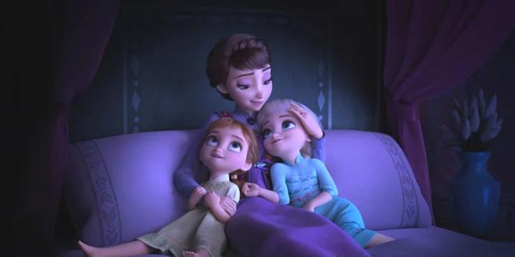 El barco en el que viajaban los padres de Elsa y Anna naufragó (Foto: Disney)