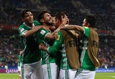 Oribe Peralta marca el segundo gol de México ante Nueva Zelanda