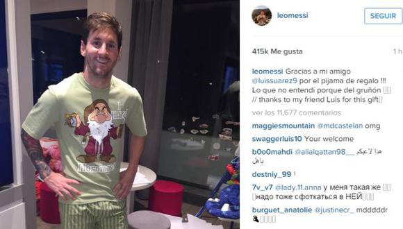 Instagram: Luis Suárez le obsequió a Lionel Messi esta sorpresa