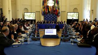 La OEA convoca una reunión extraordinaria sobre Venezuela para este jueves