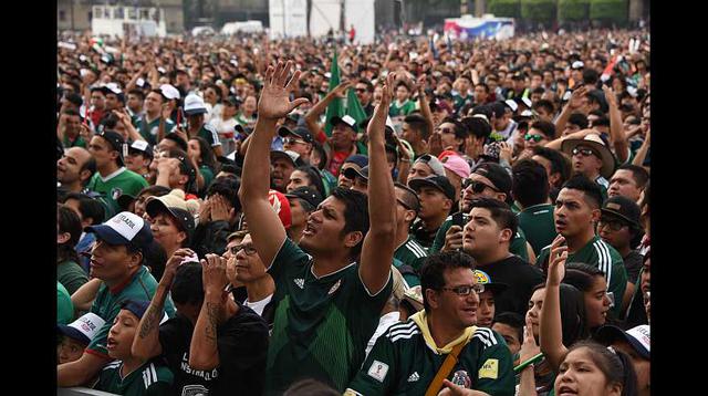 Había mucha confianza por parte de los seguidores mexicanos; sin embargo, Brasil fue más. (Foto: AFP).