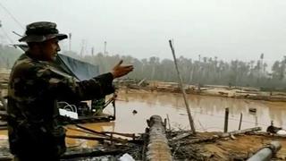 Madre de Dios: incautaron bienes empleados en la minería ilegal en la Reserva Nacional de Tambopata | VIDEO