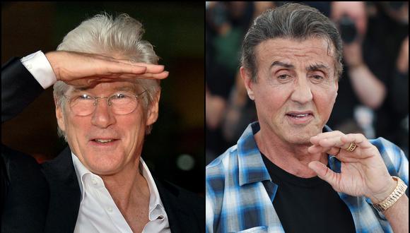 Cómo se originó la pelea entre Richard Gere y Sylvester Stallone | Esta es la razón por la que ambos actores arrastrarían una enemistad de años. (Foto: Reuters/AFP)