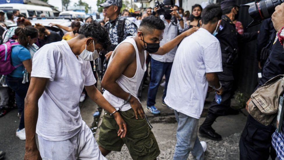 The Salvadoran government has detained more than 13,000 people during the state of emergency.  (GETTY IMAGES).