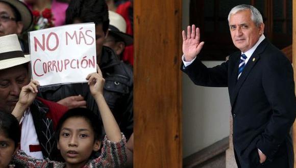 Guatemala: Justicia da doble golpe al presidente por corrupción