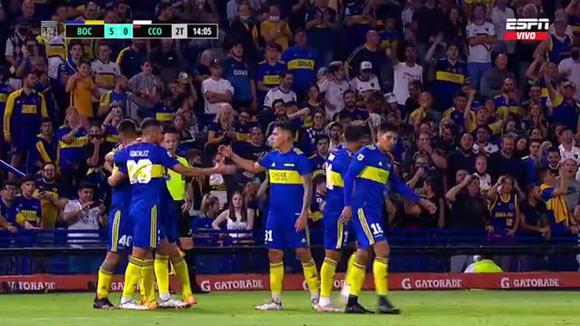 Eros Mancuso anotó en el Boca Juniors vs. Central Córdoba. (Video: ESPN)