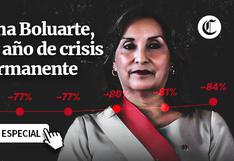 Dina Boluarte, un año de crisis permanente | El Comercio