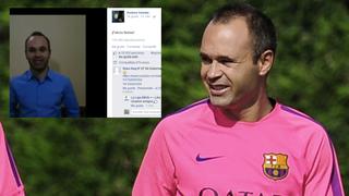 Facebook: Andrés Iniesta y sus deseos por Navidad