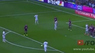 James Rodríguez anotó golazo de tiro libre para Real Madrid