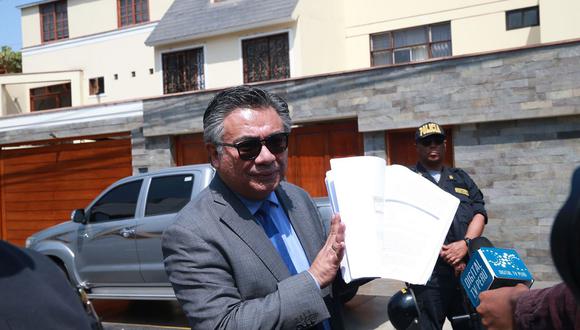 César Nakazaki negó que la defensa de Ollanta Humala y Nadine Heredia esté obstaculizando la labor de la fiscalía. (Foto: Archivo El Comercio)