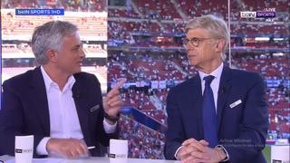 José Mourinho y Arsene Wenger dejaron discusiones de lado y compartieron en programa de TV | VIDEO