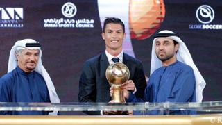 Cristiano Ronaldo y un nuevo premio: alzó el Globe Soccer