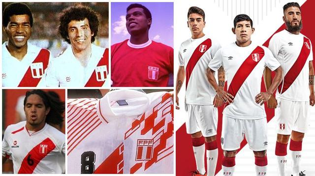 Camisetas de Perú desde 1970 al 2014 en una galería histórica - 1