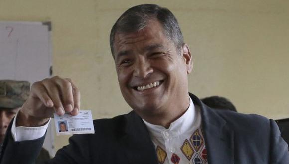 Rafael Correa, presidente de Ecuador. (Foto: AFP)