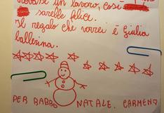 Navidad 2016: la carta a Papá Noel de una niña que se volvió viral por su tierno pedido