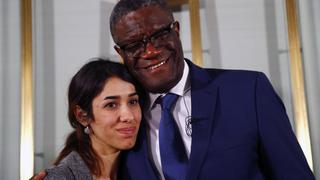 Nadia Murad y Denis Mukwege reciben hoy el Nobel de la Paz en Oslo
