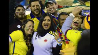 Brasil vs. Colombia: fiesta en las tribunas del Monumental