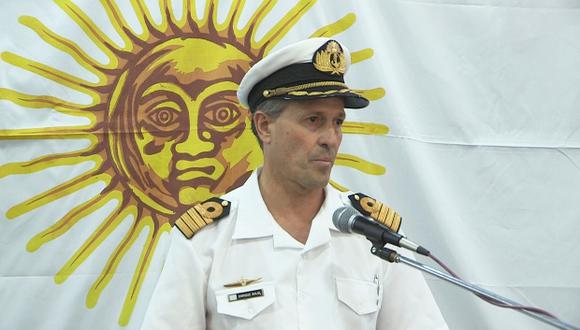 Enrique Balbi, portavoz de la Armada Argentina. (Foto: EFE)