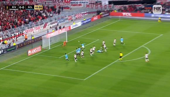¡Gol de Cristal! Ignacio da Silva pone el 1-0 sobre River Plate | VIDEO