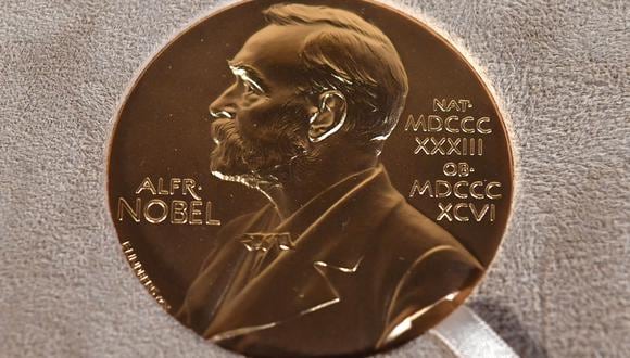 Medalla del premio Nobel. (Foto: Angela Weiss / POOL / AFP)