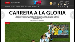 "Romero héroe": prensa argentina celebra pase a la final