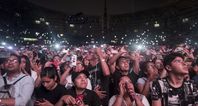 Más de 30 mil personas fueron parte de esta nueva aventura de Soda Stereo en Lima - Foto: Gabriela Delgado (El Comercio)