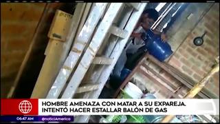 Piura: Sujeto intentó explotar un balón de gas para matar a su expareja 