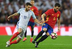 Inglaterra empató 2-2 contra España en partido amistoso FIFA