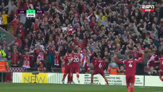 Se acabó el sufrimiento: Robertson metió un cabezazo para el 1-0 de Liverpool en el Derbi de Merseyside | VIDEO