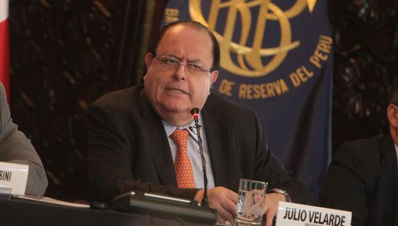 Julio Velarde fue elegido en el 2015 como el mejor banquero central a nivel mundial por la revista The Banker. (Foto: Yodashira Perez / GEC)