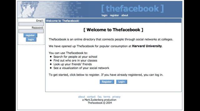 Facebook: así evolucionó la red social en diez años - 1