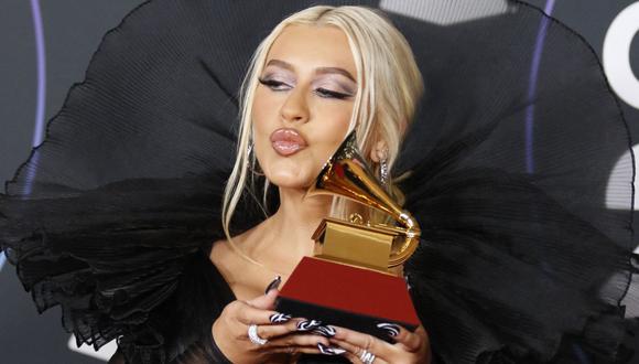 Christina Aguilera ganó premio a Mejor Álbum Pop Vocal Tradicional en los Latin Grammy. (Foto: AFP)