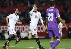 El agónico gol de Jovetic que le dio la victoria al Sevilla sobre Real Madrid
