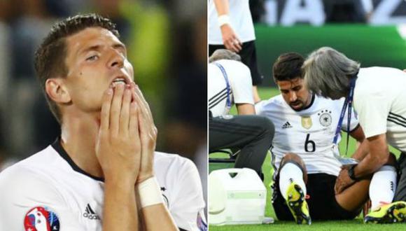 Alemania: Khedira y Gómez se perderán el resto de la Eurocopa