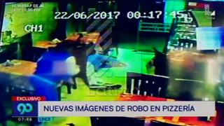 Impactantes imágenes del robo a la pizzería en Lince [VIDEO]