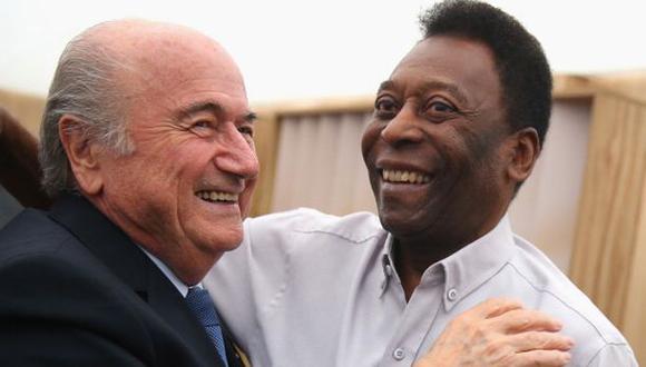 Pelé satisfecho por reelección de Joseph Blatter en la FIFA
