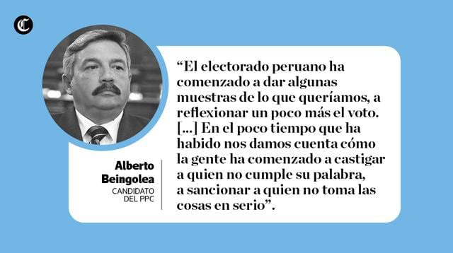 Las frases de candidatos a la alcaldía de Lima durante la jornada electoral. (El Comercio)