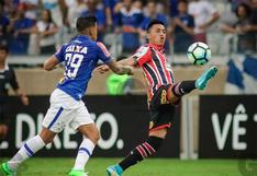 Christian Cueva falló increíble jugada de gol en su debut en el Brasileirao