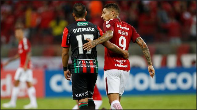 Paolo Guerrero y las mejores postales de su brillante actuación en el Inter vs. Palestino por Libertadores. (Foto: AFP)