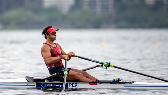 Álvaro Torre tuvo que disputar cuatro carreras para lograr su clasificación. (Foto: Federación Peruana de Remo)