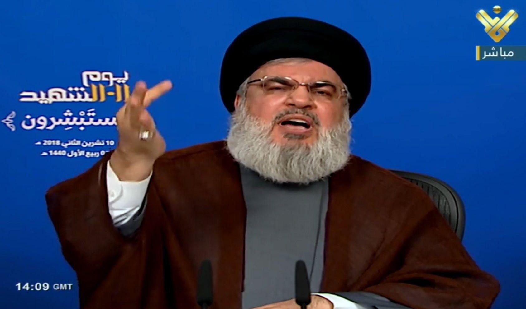 Hassan Nasrallahl, líder del movimiento chiita libanés Hezbolá. (EFE).