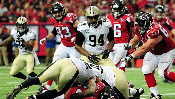 NFL: Falcons vencieron a Saints por 45 a 32 en New Orleans