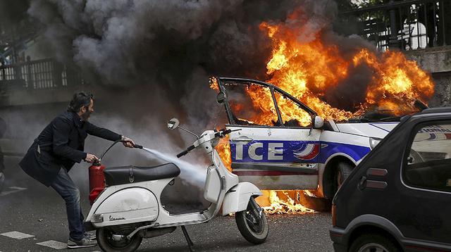 Nueva jornada de protestas en París contra la reforma laboral - 9