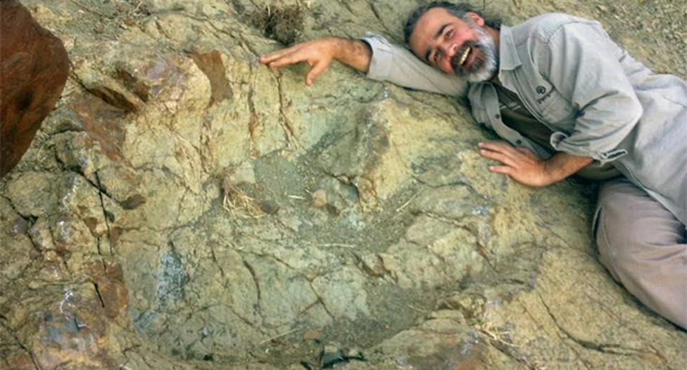 En el sur de Bolivia se halló una gigantesca huella de 1,15 metros de un dinosaurio carnívoro que vivió hace 80 millones de años. (Foto: EFE)