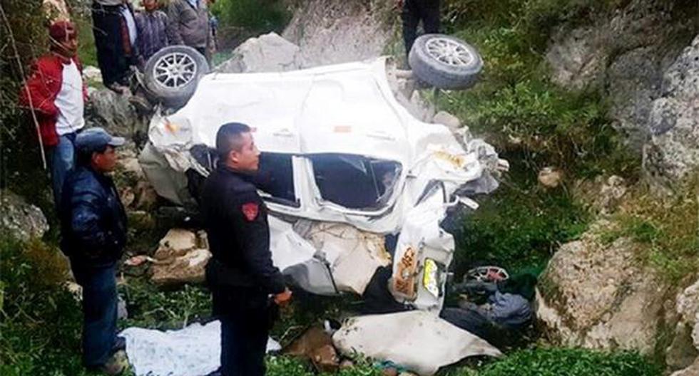 Cajamarca. 7 miembros de una familia mueren en accidente de tránsito durante la Navidad. (Foto: Agencia Andina)