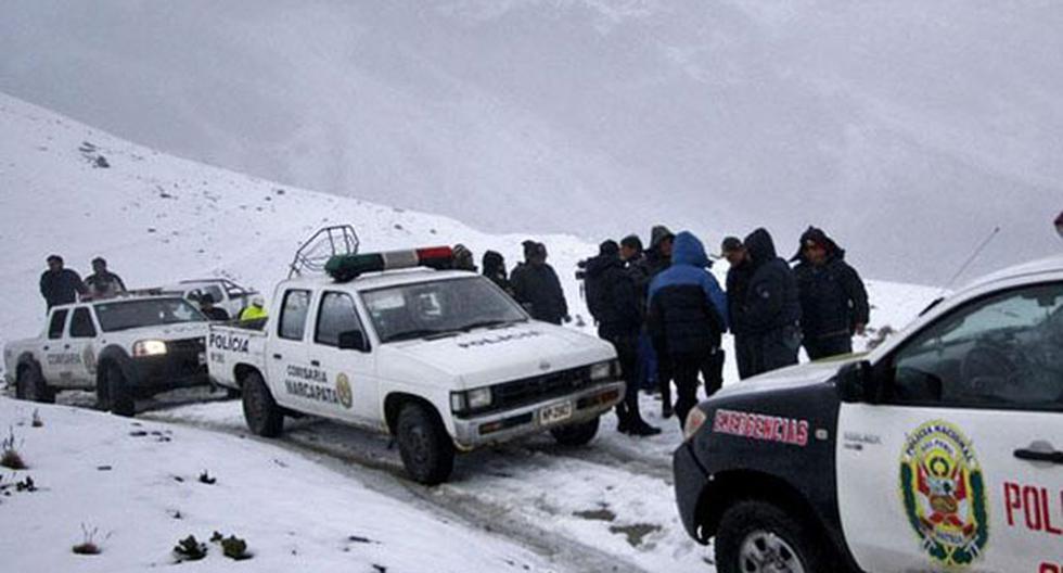 Cuatro montañistas caen en grieta de nevado peruano. (Foto: EFE)