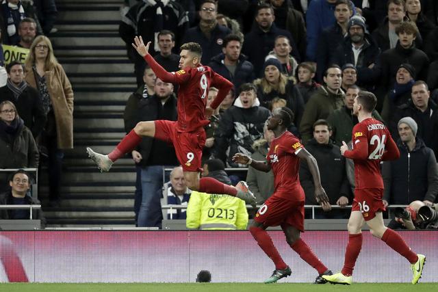 Liverpool vs. Tottenham: las mejores imágenes del partido por la fecha 22 de la Premier League. (AP Photo/Matt Dunham)