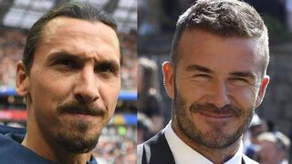 Beckham le exige a Ibrahimovic pague apuesta tras triunfo inglés sobre Suecia