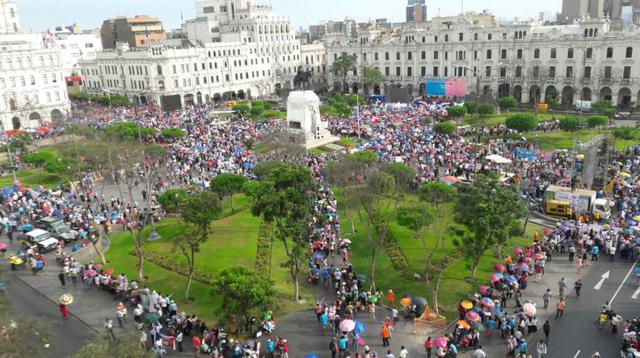 Lima no autorizó concentración de marcha en la plaza San Martín - 2
